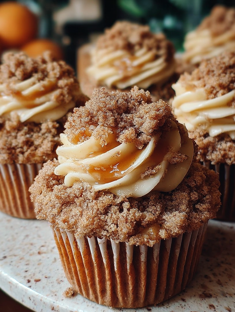 Apple Crumble Cupcakes