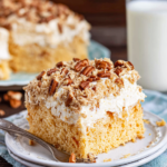 Butter Pecan Praline Poke Cake