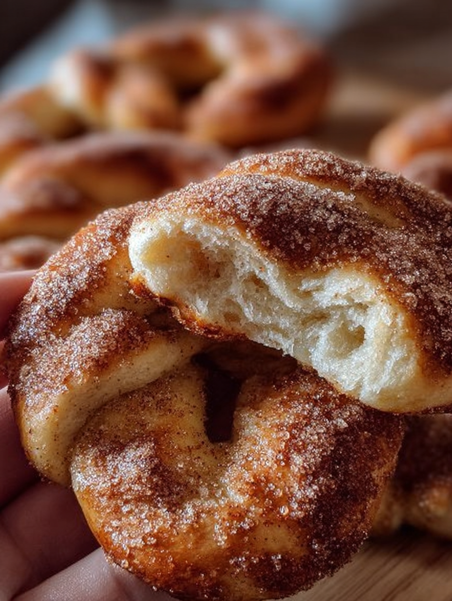 Cinnamon Sugar Soft Pretzels