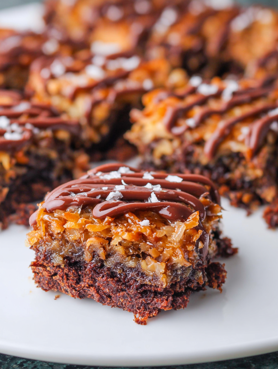 Easy Samoa Brownies