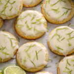Key Lime Cookies with Lime Glaze