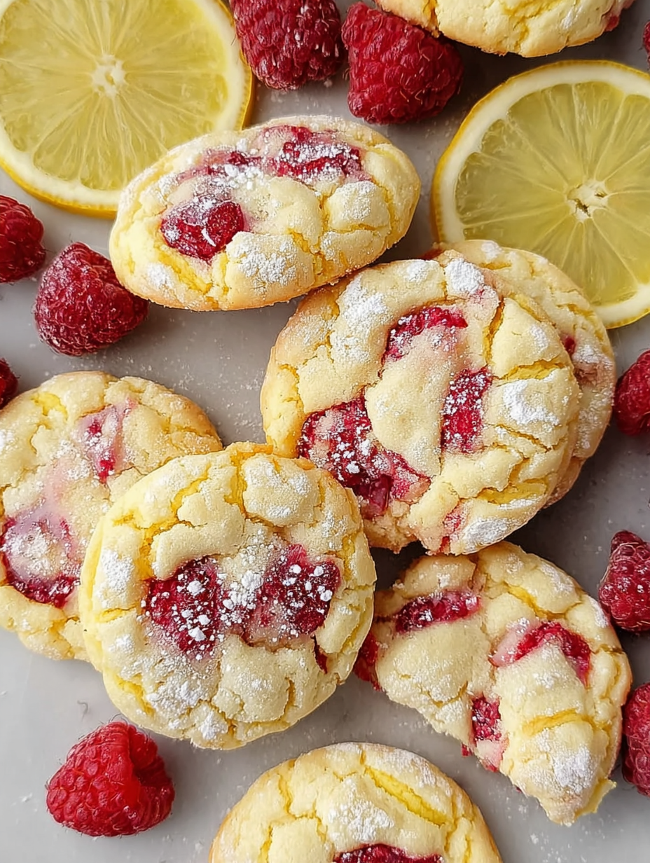 Lemon Raspberry Cookies