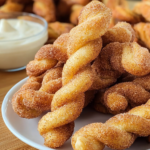 Air Fryer Cinnamon Sugar Twists