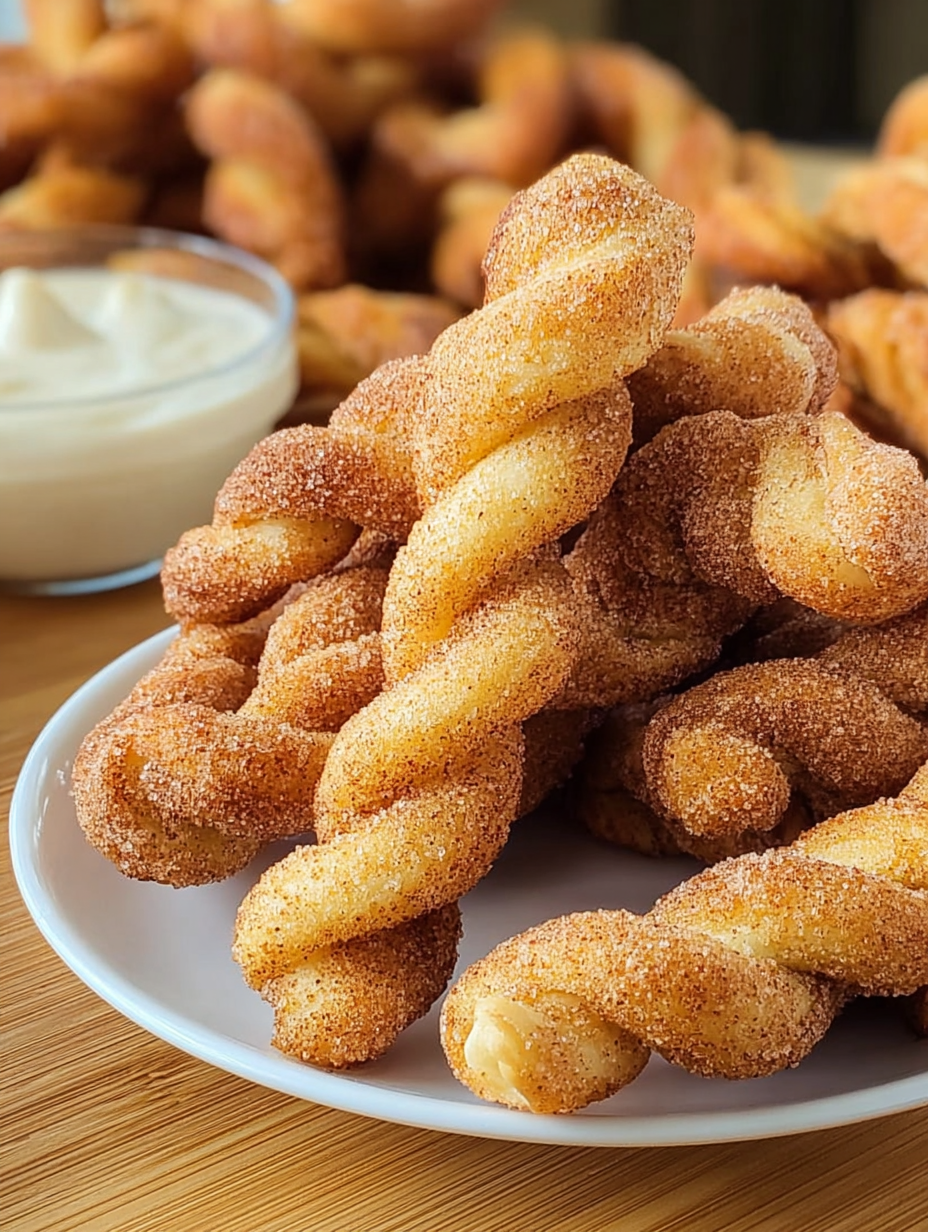 Air Fryer Cinnamon Sugar Twists