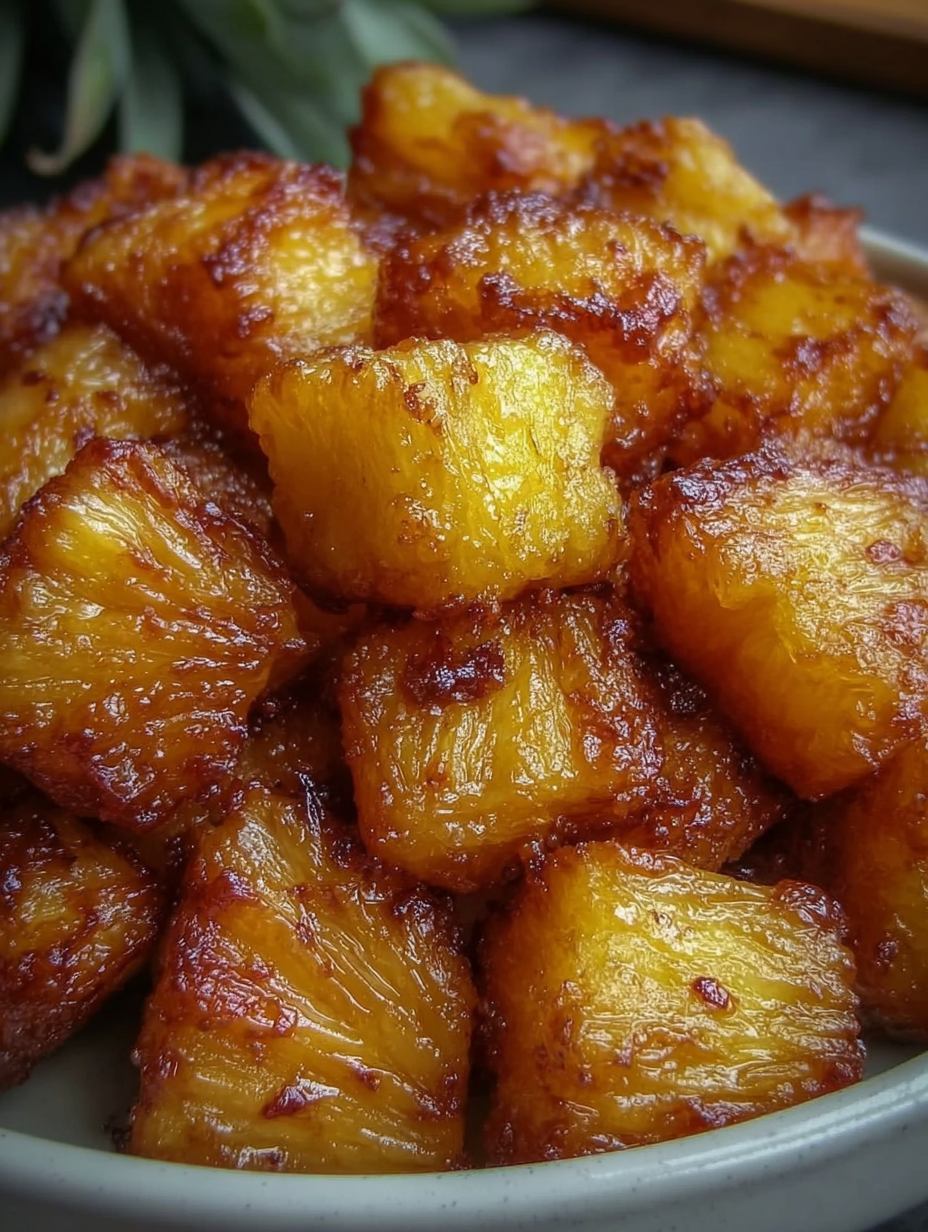 Air Fryer Pineapple Chunks