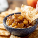 Apple Pie Dip with Cinnamon Sugar Chips