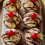 Banana Split Cupcakes