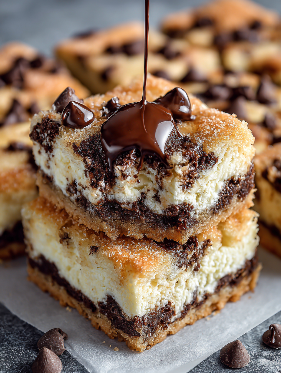 Chocolate Chip Cheesecake Bars