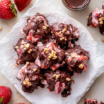 Chocolate Strawberry Banana Yogurt Clusters