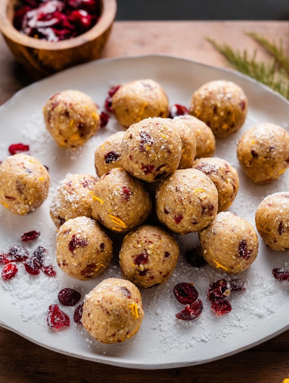 Cranberry Orange Protein Balls