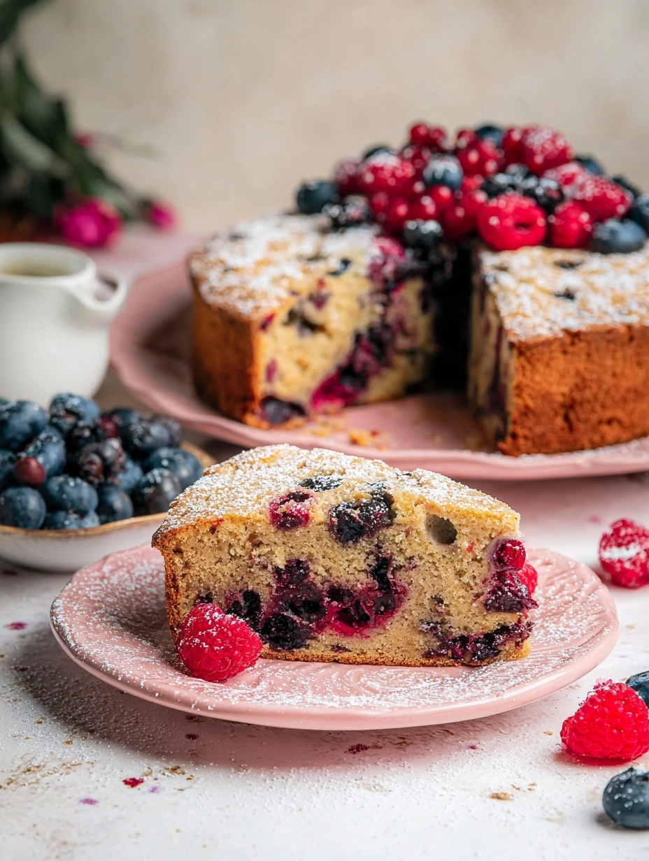 Easy Mixed Berry Cake