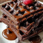 Fudgy Brownie Waffles
