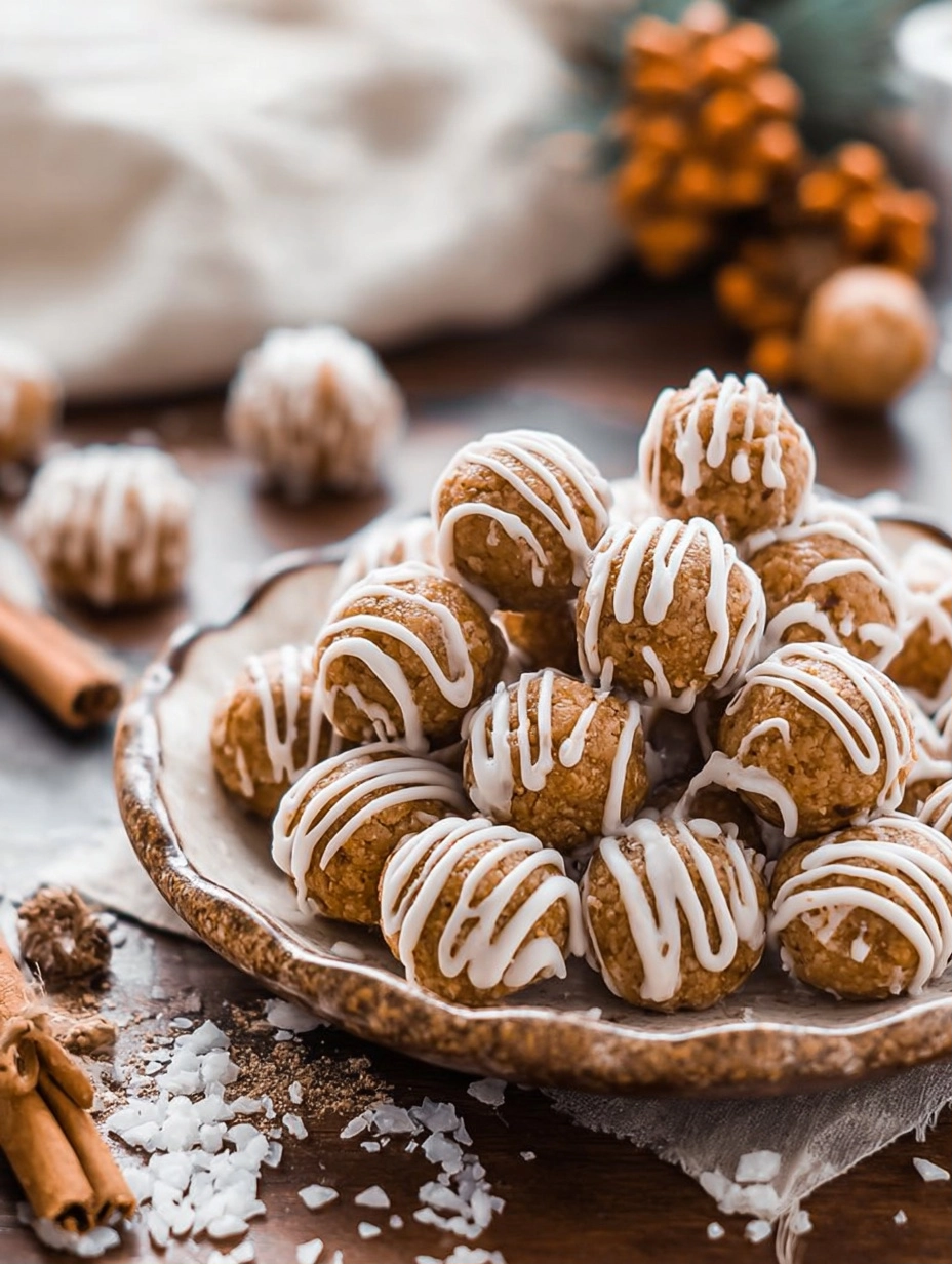 Gingerbread Protein Balls