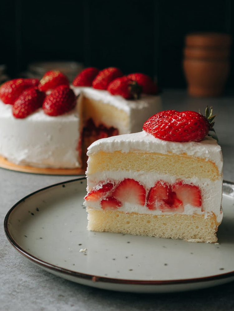 Japanese Strawberry Cake