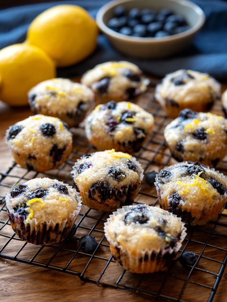 Lemon Blueberry Cottage Cheese Protein Bites