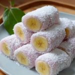 Pillowy Banana Mochi