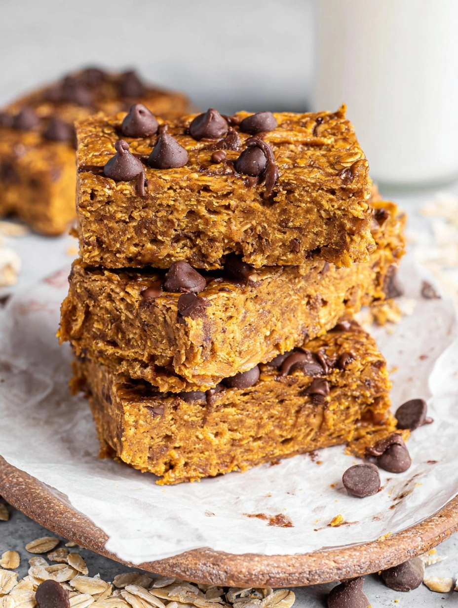 Pumpkin Protein Bars