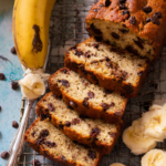 Skinny Chocolate Chip Banana Bread (Low Calorie)