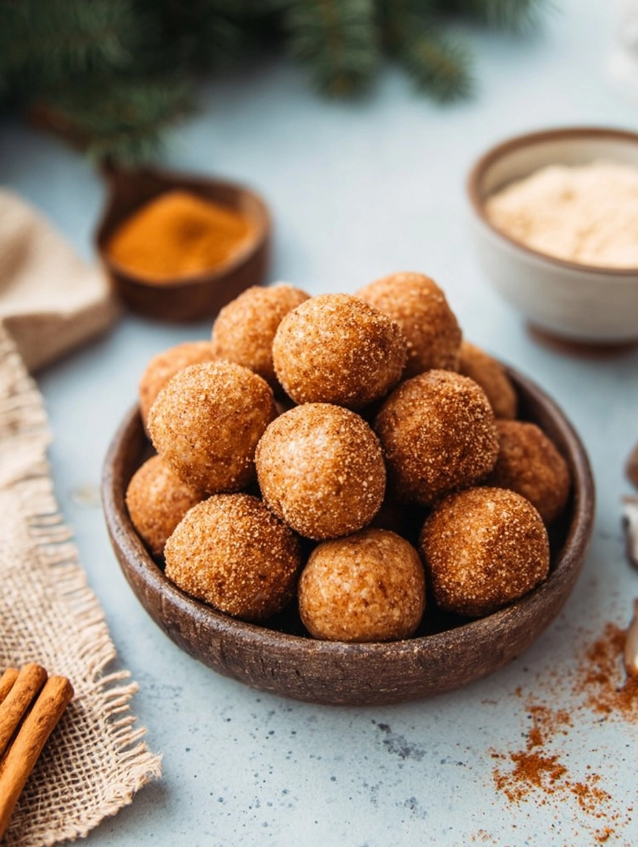 Snickerdoodle Protein Balls