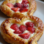 Strawberry Cream Cheese Heart Danishes
