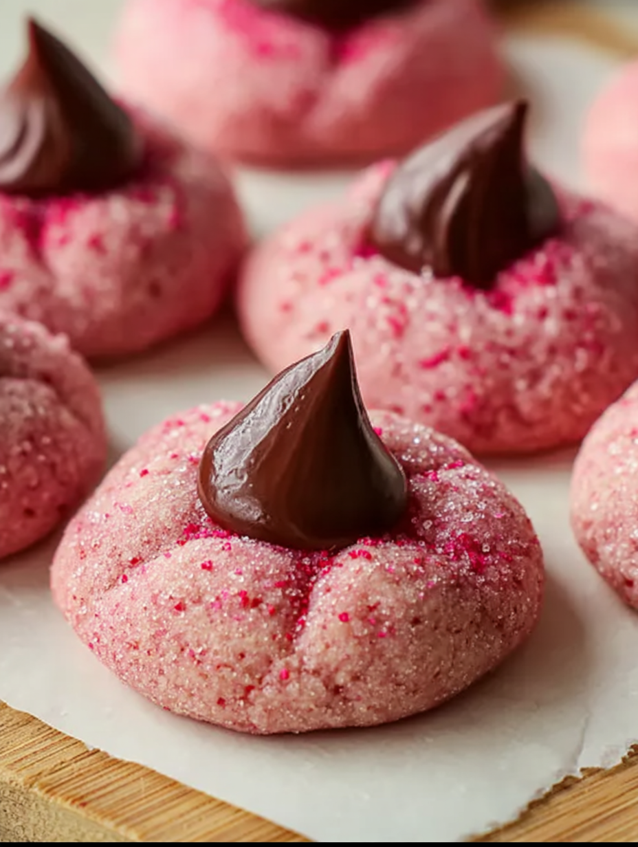Strawberry Kiss Cookies